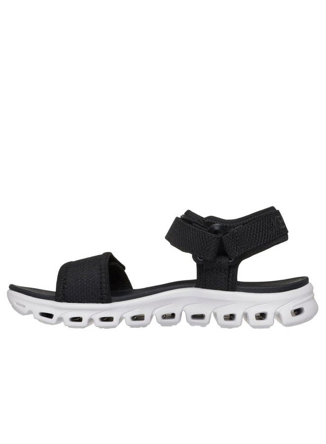 SKECHERS Women's Glide-Step-New Flow Sport Sandal, Black, 37 EU - Image 2