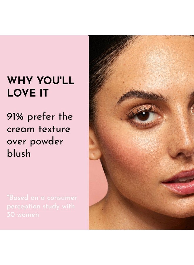 LAWLESS Pinch My Cheeks Soft-Blur Cream Blush - Angel - Premium Blush with Natural Ingredients to Re-Energize and Protect the Skin While Imparting a Soft, Cloudy Finish - 0.18 oz - Image 4
