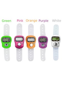 Generic 5 Pcs Electronic Tasbeeh Counter Tally Counter Finger Digital Tasbeeh Counter  - Image 3