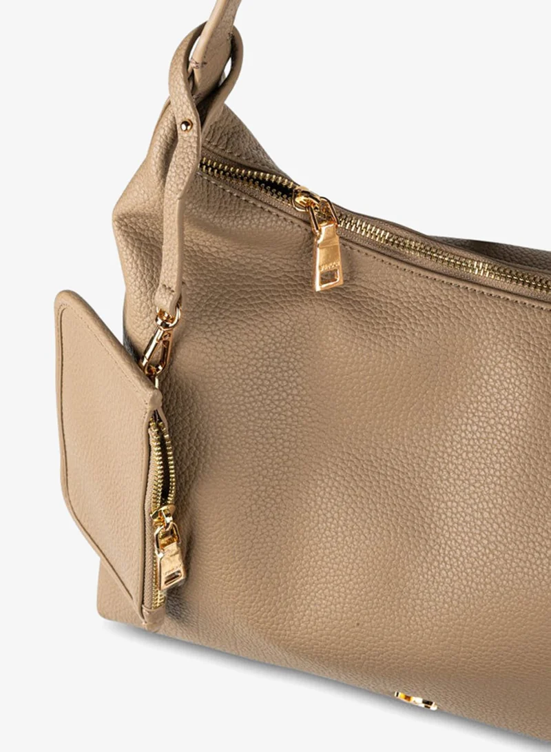 Vincci Beige Women Hobo Bag with coin purse for Women | Best Price UAE
