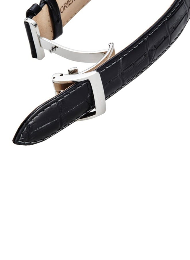 ORIENT Men Mechanical Classic Watch, Leather Strap - 42.5mm (RA-AK0010B) - Image 3