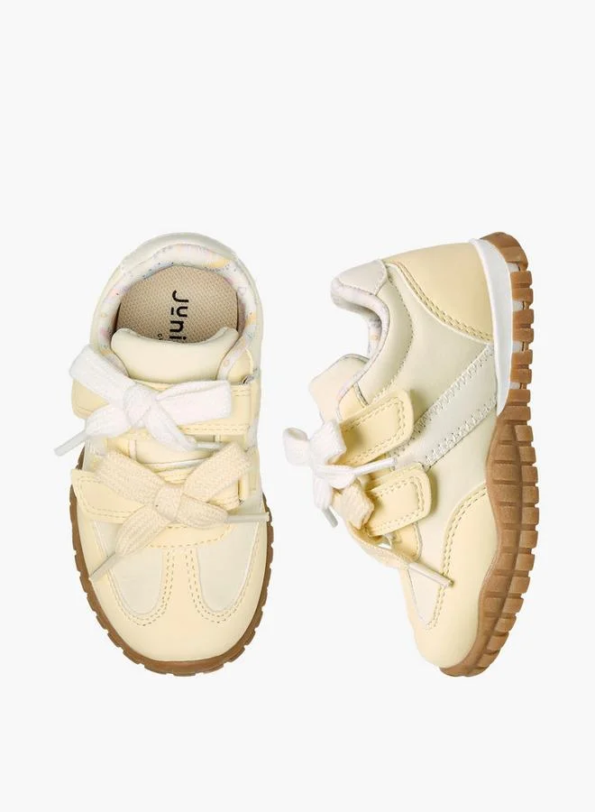 JUNIORS Girls Hook & Loop Ankle Sneakers