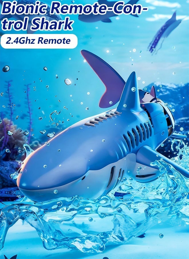 【Multi-Functional Water Star】Remote-Controlled Realistic Shark Toy Set | 360° Flexible Swaying | Smart Lighting System | Fun Water Spraying Modes | Versatile for Multiple Scenarios - Image 2