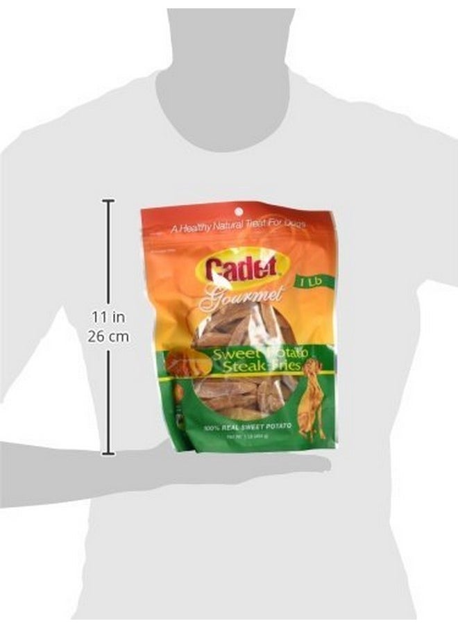 Cadet (3 Pack) Cadet Sweet Potato Dog Treat Steak Fries; 1 Lb.  - Image 5