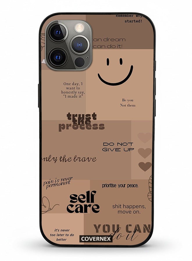 Covernex Apple iPhone 12 Pro Protective Case Cover Printed Featuring The Mindset Journal - Image 2