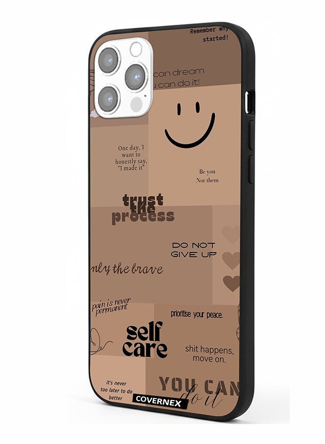 Covernex Apple iPhone 12 Pro Protective Case Cover Printed Featuring The Mindset Journal - Image 1