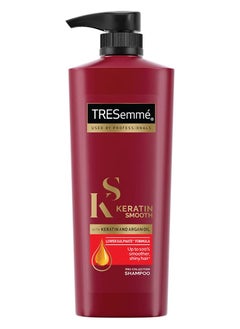 TRESemme Keratin Smooth Shampoo 580 ml With Keratin and Argan Oil for Straighter Shinier Hair - Nourishes Dry Hair and Controls Frizz For Men and Women - pzsku/Z3049EE125C348E5CFA06Z/45/_/1710934208/049ba461-12fe-4ad7-967c-e534b669740d