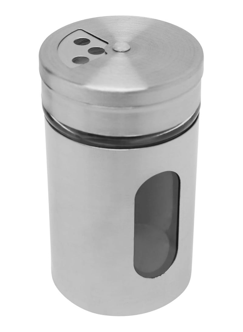 Olive oil dispenser bottle set 230 ml and salt and pepper dispenser 100 ml with stainless steel outer body | Dispenser bottle for kitchen and restaurants | Food and oil tanker for distributing oil - Image 4