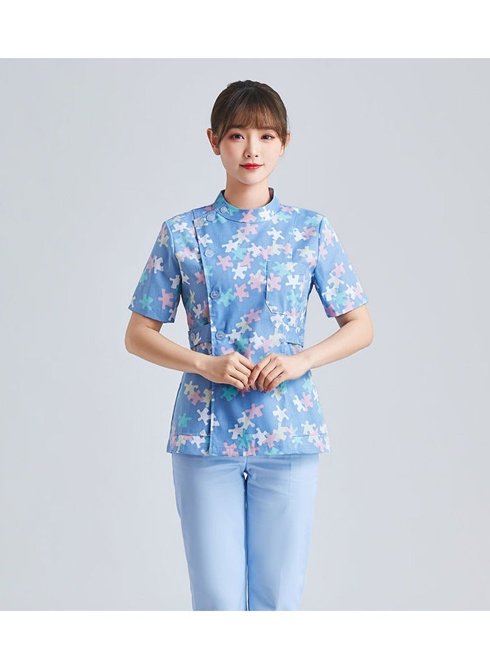 KUYING New Nurse Uniform Split Set Medical Work Uniform  - Image 1