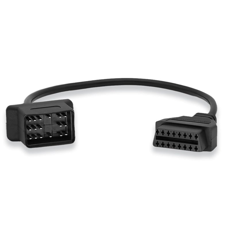 PARANNIC OBD2 Adapter Cable for Toyota Vehicles 17Pin OBD2 16Pin to OBD1 17Pin OBDII Car Diagnostic Connector Compatible with OBD II Diagnostic Scanner 17Pin for Toyota