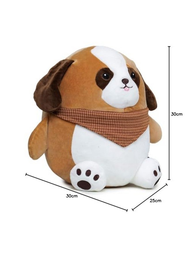 ويبي لعبة ويبي الناعمة المحشوة للكلاب، بني، 30 سم - Image 4