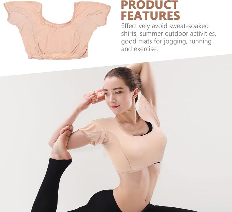 comfrt Sweat Guard Vest Breathable Underarm Sweat Vest Washable Sweat Shield Vest for Women Girls Ladies Sports Running Jogging, XL - Image 5