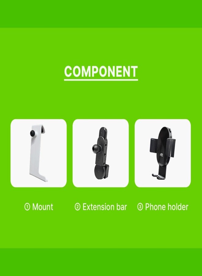 FICS Car Phone Holder for Hyundai IONIQ5 2022, 2023, 2024 - Custom-Fit Mount for Seamless Display Integration, Interior Accessories for Navigation Use, Stable Driving View - Image 5