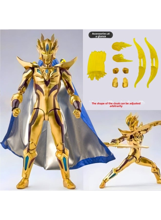 Ultimate Shine Sailor Gold Sailor Tlugar Toy Kids Boy Joint Action Figure-Color: Gold Unlimited Sero 17cm Super Movable✅Gift Box✅ - Image 1