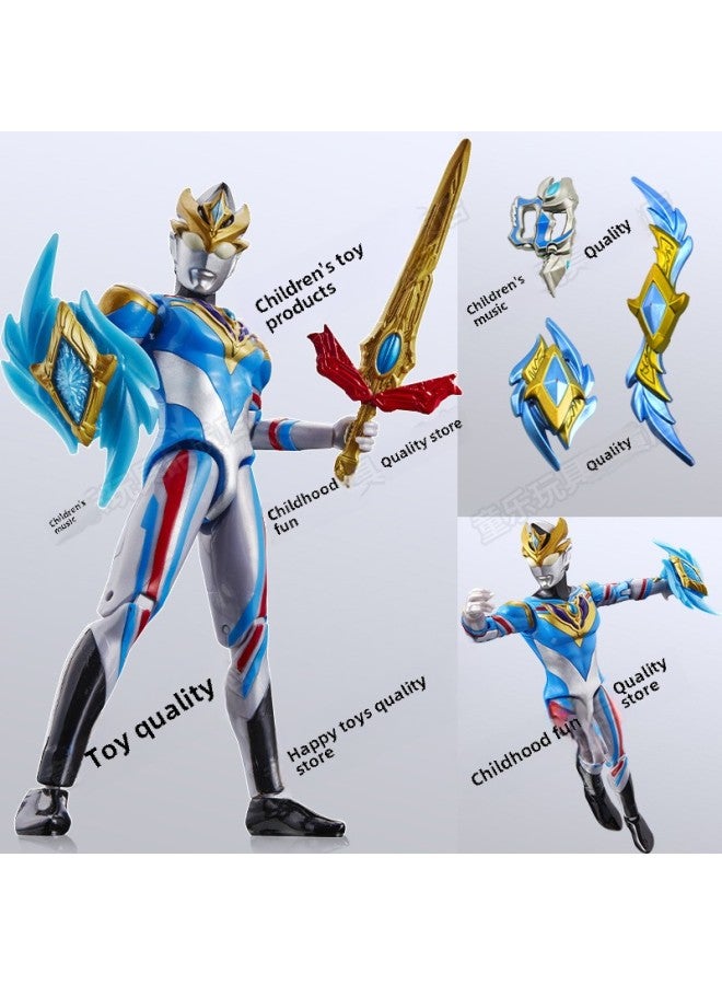 Ultimate Shine Sailor Gold Sailor Tlugar Toy Kids Boy Joint Action Figure-Color: Gold Unlimited Sero 17cm Super Movable✅Gift Box✅ - Image 5