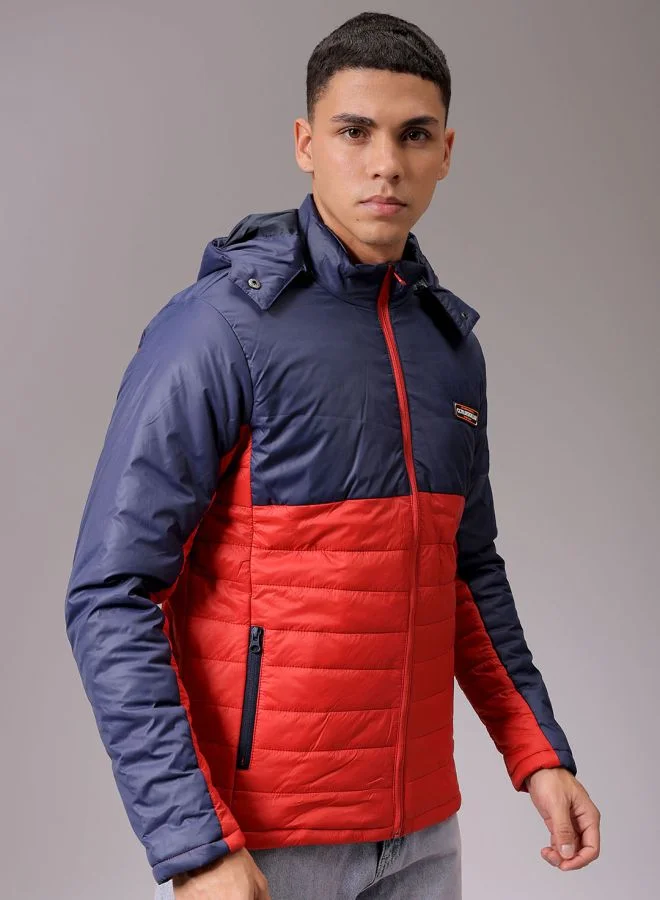 شركة المرآب الهندية Men Slim Fit Mix & Match Puffer Jackets