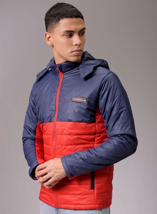 شركة المرآب الهندية Men Slim Fit Mix & Match Puffer Jackets
