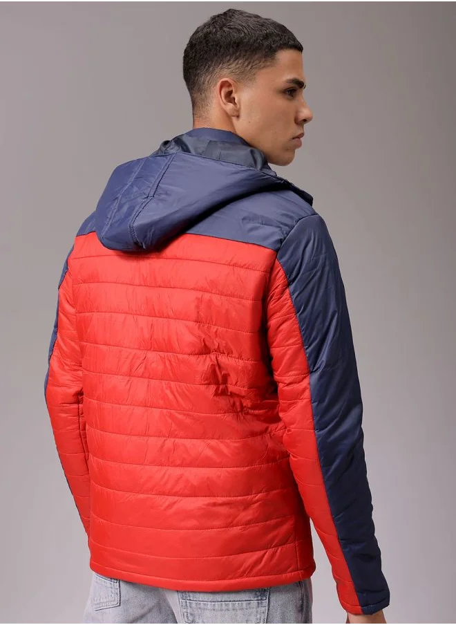شركة المرآب الهندية Men Slim Fit Mix & Match Puffer Jackets