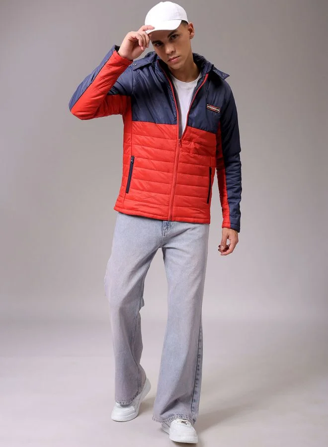 شركة المرآب الهندية Men Slim Fit Mix & Match Puffer Jackets