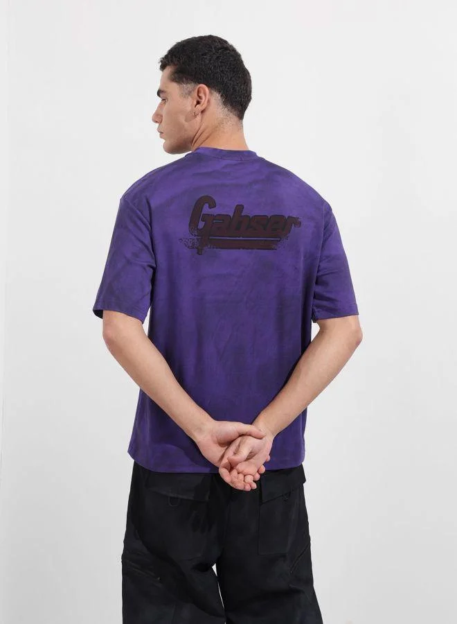 شركة المرآب الهندية Men Relaxed Fit Graphic Printed Crew Neck Half Sleeves T-Shirt