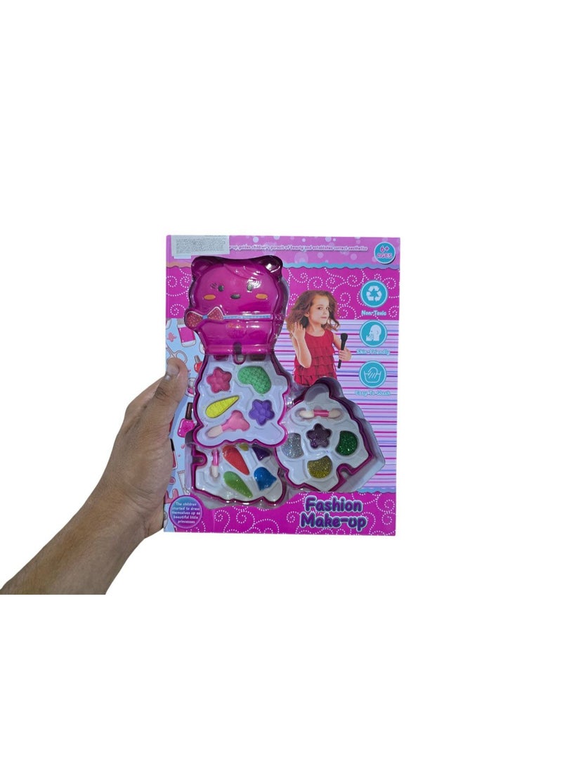 Realistic Kids Makeup Toy (Multicolor) - Birthday Gift for Little Girls - Makeup Toy - Real Kids Makeup Kit Washable Makeup Toys for Kids - Portable Kids Makeup Kits for Girls, Birthday Gifts for - Cosmetics for Girls, Safe Plastic Kids Makeup Toy, Girls Makeup Toys, Gifts - Washable Cosmetics, Realistic Kids Play - Image 2