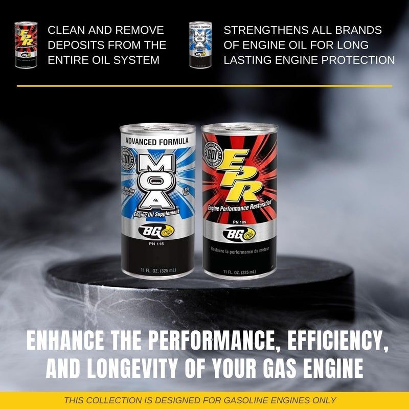 Smilyeez Listing for BG MOA PN 115 Motor Oil Additive Lubrication Supplement & EPR PN 109 Engine Restore and Cleaner (1 Kit) with Pocket Screwdriver - Image 4