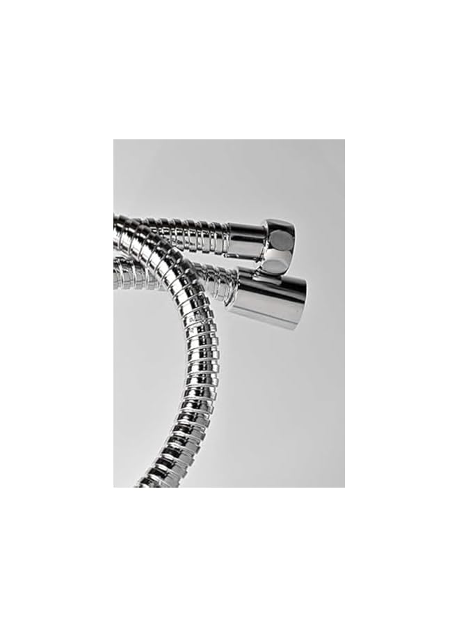S-TOP Handheld Bidet Sprayer Set – Glossy Chrome Shattaf with Ergonomic Trigger Spray, 120cm Stainless Steel Braided Hose, Anti-Leak Valve, Rust-Resistant Durable Bathroom Cleaning Kit - Image 4