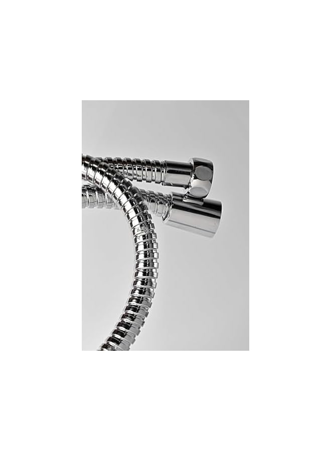S-TOP Handheld Bidet Sprayer Set – Glossy Chrome Shattaf with Ergonomic Trigger Spray, 120cm Stainless Steel Braided Hose, Anti-Leak Valve, Rust-Resistant Durable Bathroom Cleaning Kit - Image 5