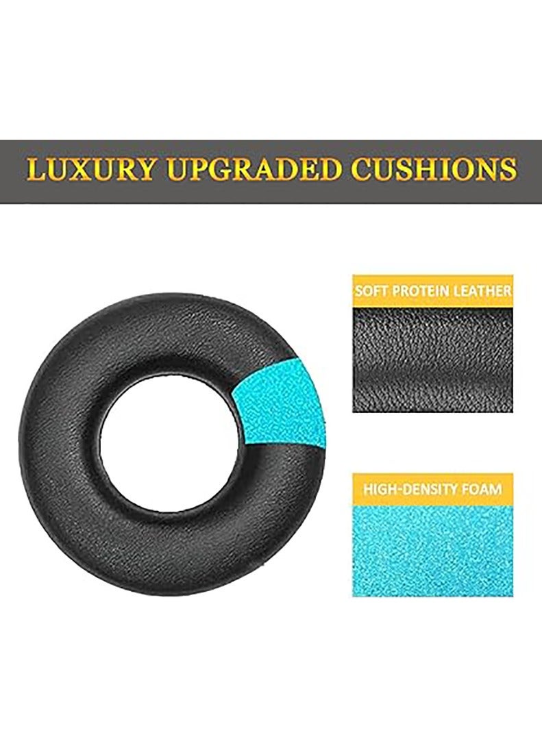 Replacement Earpads for Sony WH-CH520 Headphones,Compatibel WH-CH520, Replacement Ear Pads,Upgraded Ear Covers with Soft Protein Leather,Optimized Noise Isolation Memory Foam (Black) - Image 4