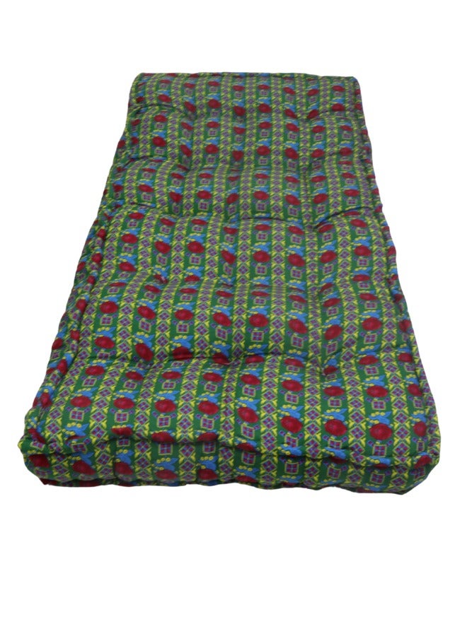 سمارت هوم مرتبة ومطرحة قطنية فاخرة بأبعاد مثالية (180 سم × 90 سم × 10 سم) للمنزل والمخيمات والإستراحات تتميز بالراحة التامة والدعامة المثالية لجعل كل لحظة من الراحة أكثر استرخاءً بفضل قماشها القطني الناعم وارتفاعها المثالي - Image 1