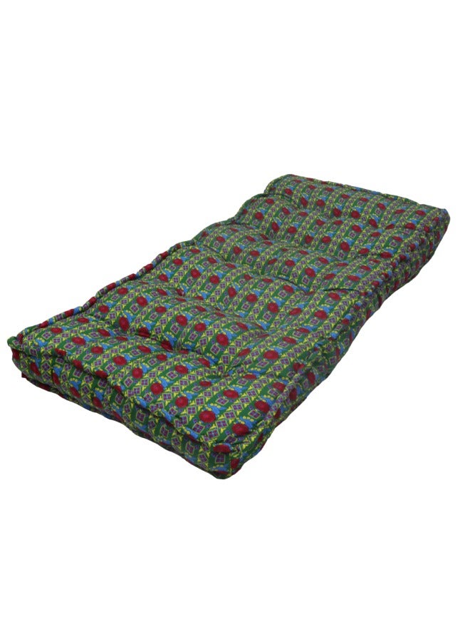 سمارت هوم مرتبة ومطرحة قطنية فاخرة بأبعاد مثالية (180 سم × 90 سم × 10 سم) للمنزل والمخيمات والإستراحات تتميز بالراحة التامة والدعامة المثالية لجعل كل لحظة من الراحة أكثر استرخاءً بفضل قماشها القطني الناعم وارتفاعها المثالي - Image 2