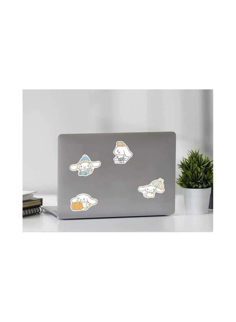 KASTWAVE 50 Pcs Cute Cinnamoroll Stickers, Kawaii Stickers for Laptop Water Bottles Luggage, Anime Cartoon Character Vinyl Scrapbook Stickers, Suitable for Kids Girls Teens Adults - Image 2