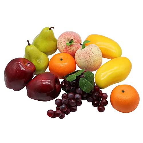 Happy Trees Decorative Lifelike Realistic Artificial Fake Fruit Decor (Set of 12) (Multiple Fruits) - Image 1