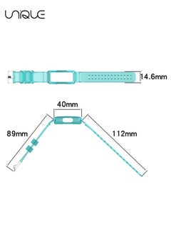 Unique 3 Pcs Replacement Strap Compatible with Fitbit Ace 3/Ace 2/Luxe/Inspire 2/Inspire/Inspire HR Bands for Kids,Silicone Wristband Waterproof Adjustable Bracelet Watch Band for Fitbit Ace 3 Boys Girls  - Image 2