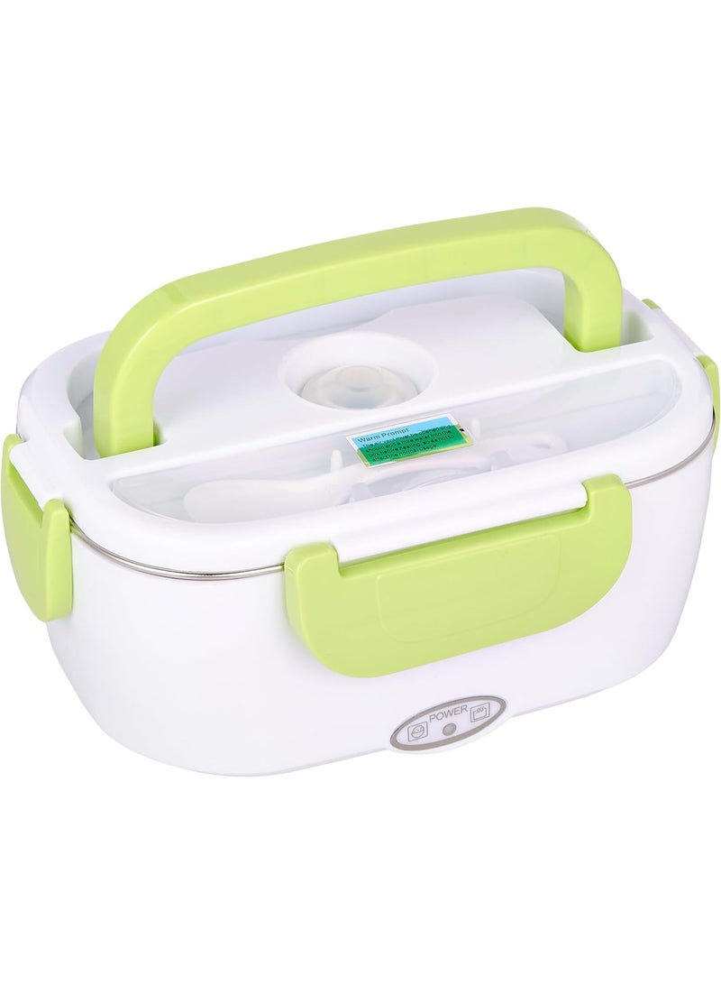 DAZE-me Electric Lunch Box 110V – Portable Insulated Bento Box for Office, Travel & Home, Food Heating Hot Box, Compact Electric Lunch Container, Easy-to-Use, Durable, Lightweight, Green Color, Convenient Meal Warmer - Image 1