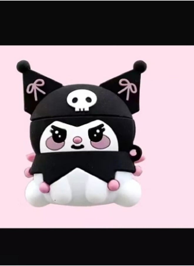 dida-cosmos - Earphone Case ForAirpods 3rd Creative Cute Cartoon Soft Silicone Protective Bluetooth Headset Cover Charging Port Accessible - Image 1