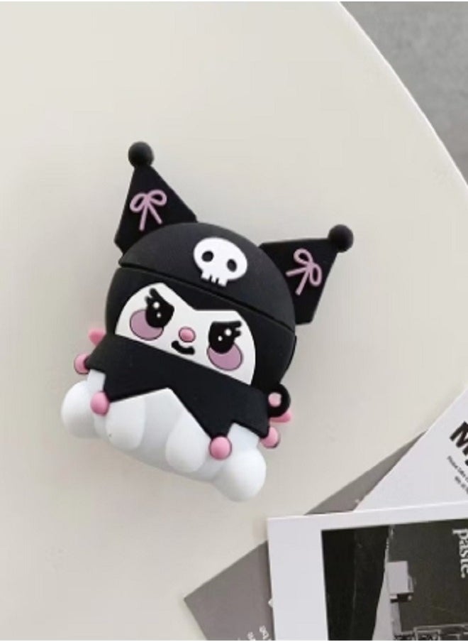 dida-cosmos - Earphone Case ForAirpods 3rd Creative Cute Cartoon Soft Silicone Protective Bluetooth Headset Cover Charging Port Accessible - Image 1