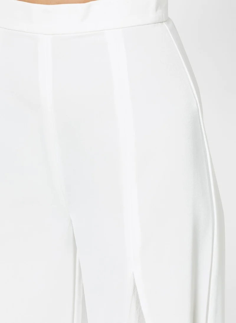 ELLIATT Cara Pleat Detail Wide Leg Pants