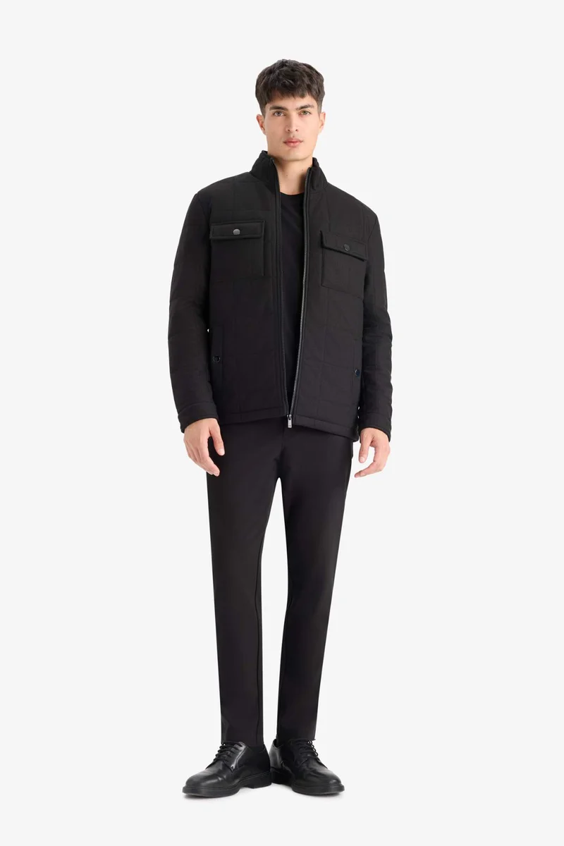 ديفاكتو Slim Fit Lined Winter Puffer Jacket