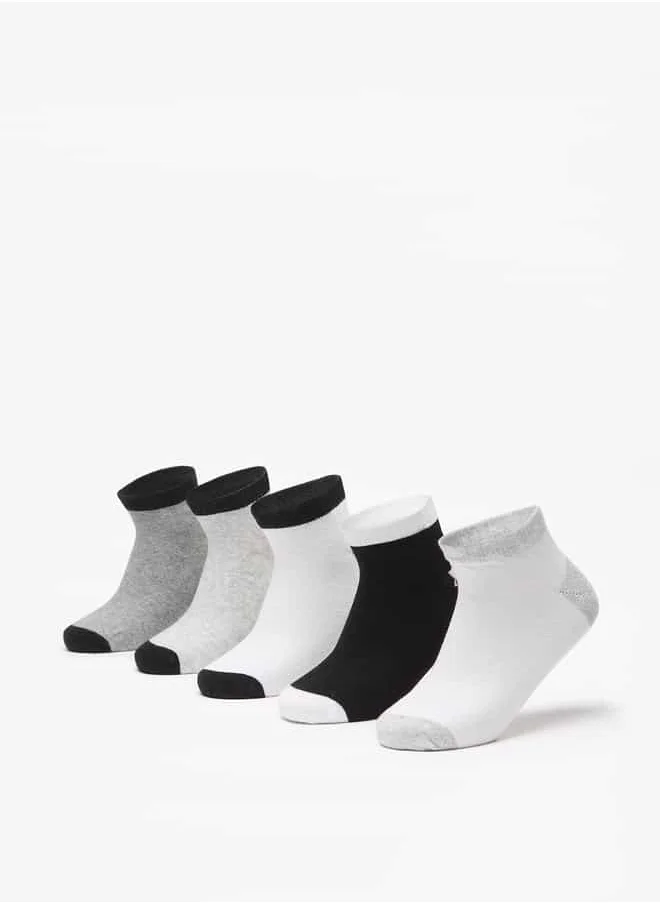 ال بي ال من شو اكسبرس Boys Assorted Ankle Length Socks - Set of 5