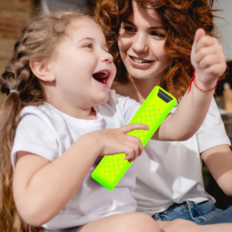 Lambcare Case Compatible with Samsung Smart TV Remote Controller BN59 Series, Light Weight Silicone Cover Protector Shockproof Anti-Slip Remote Skin Sleeve - Green Glow in The Dark - Image 5