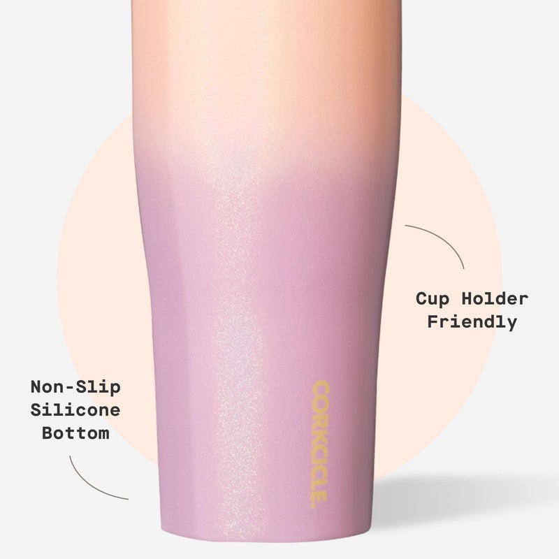 كوركسيكل Corkcicle Go Cup XL - كوب سفر مانع للتسرب - زجاجة مياه ثلاثية معزولة من الفولاذ المقاوم للصدأ - مقبض سهل الحمل - هدية أدوات الشرب الصيفية - تحافظ على المشروبات باردة - 30 أونصة - للحبيب - Image 5