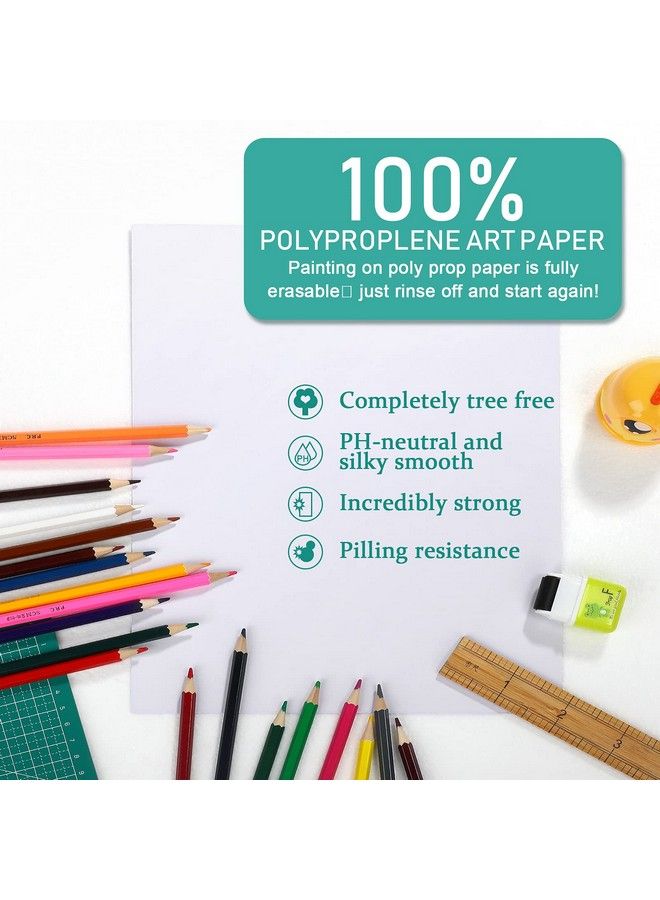 TecUnite 120 Sheets Cotton Watercolor Paper Cold Press Paper Pack For Kids Students Adults Watercolorist Beginning Artists (230Gsm 9 X 12 Inch) - Image 3