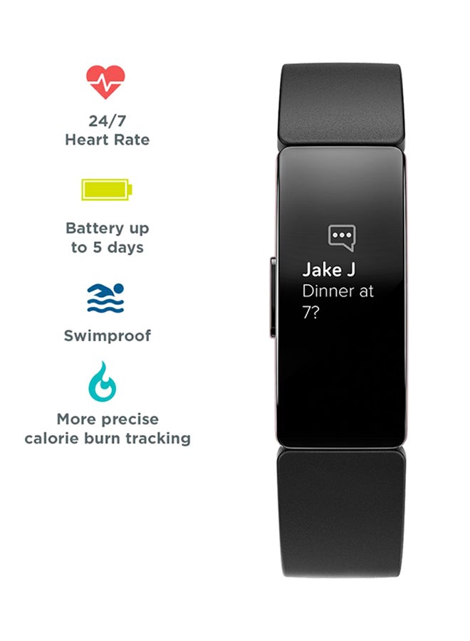 Fitbit Inspire HR Swimproof Fitness Tracker Black - Image 5