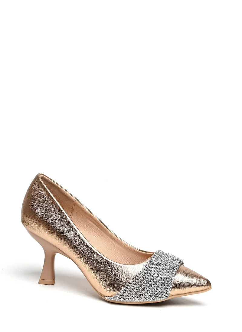 كابلي Womens Heeled Pumps Slip-ons