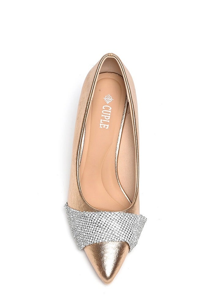 Cuple Womens Heeled Pumps Slip-ons - Image 3