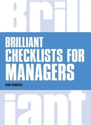 Brilliant Checklists for Managers - pzsku/Z304BB4C4890AA78AE6A8Z/45/_/1709549255/bb9b5852-72ee-4f80-959f-6f34312dbedc