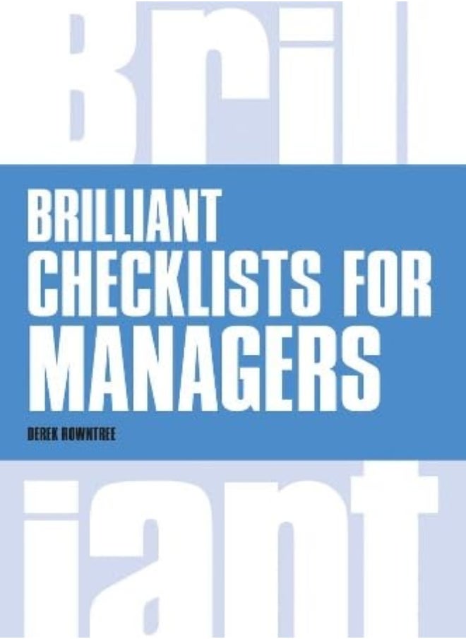 Brilliant Checklists for Managers 