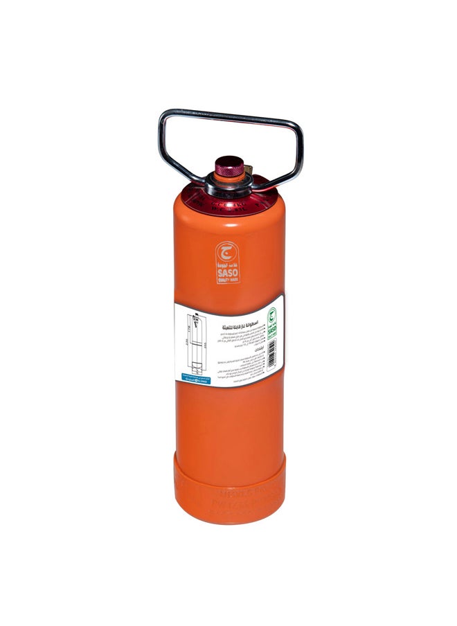 AL SANIDI Gas cylinder for trips , Trips stove, Orang, capacity 0.34 Kg  - Image 2