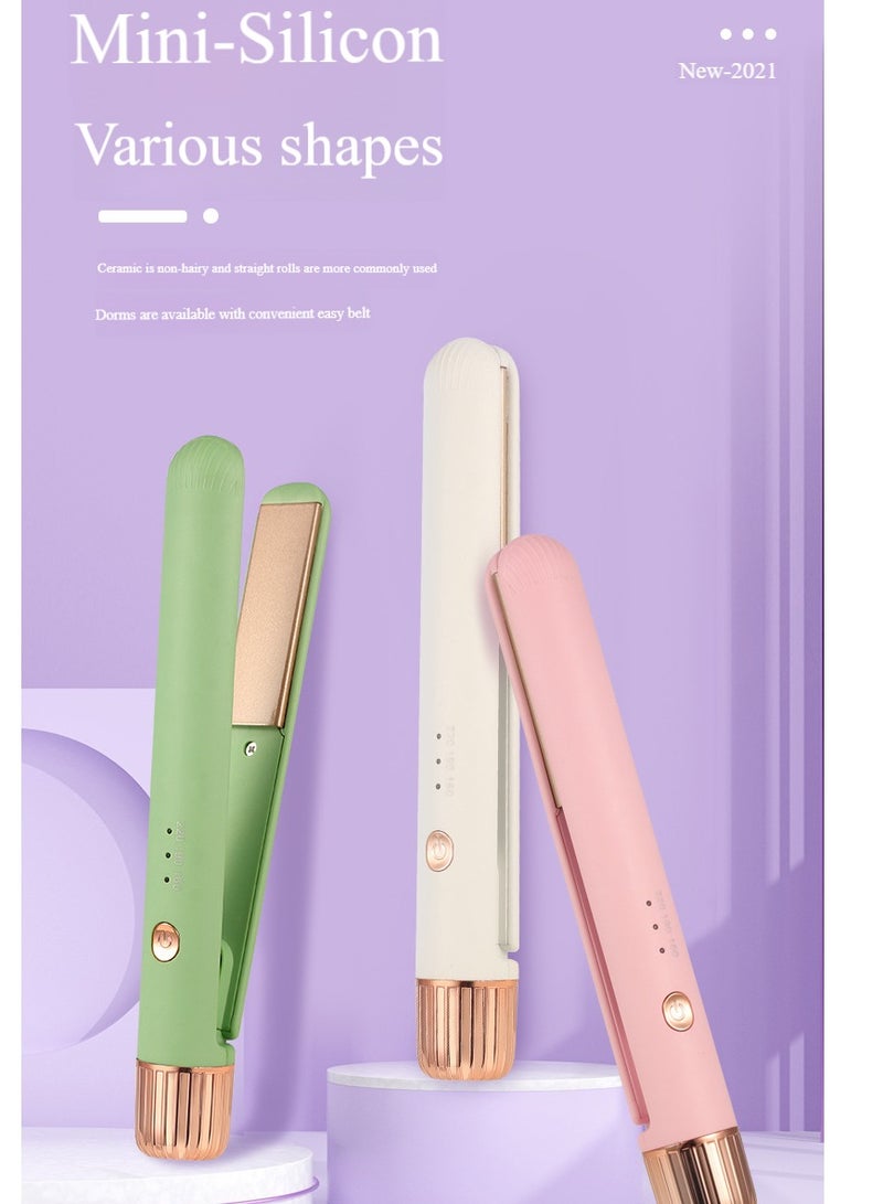 Professional Straighteners For Hair Salon Ceramic Tourmaline Vapor Steam Flat Curler 2 In 1 Straightening Curling,Reduce frizz, dryness and split ends - Image 2